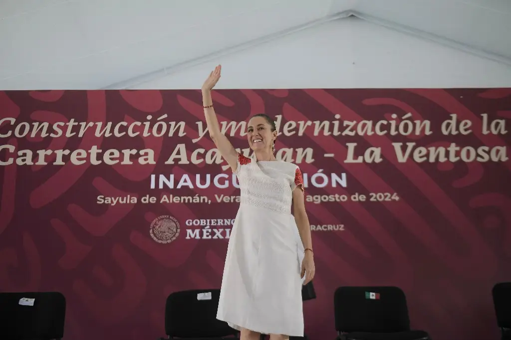 Imagen En Veracruz, Sheinbaum promete nunca traicionar a AMLO