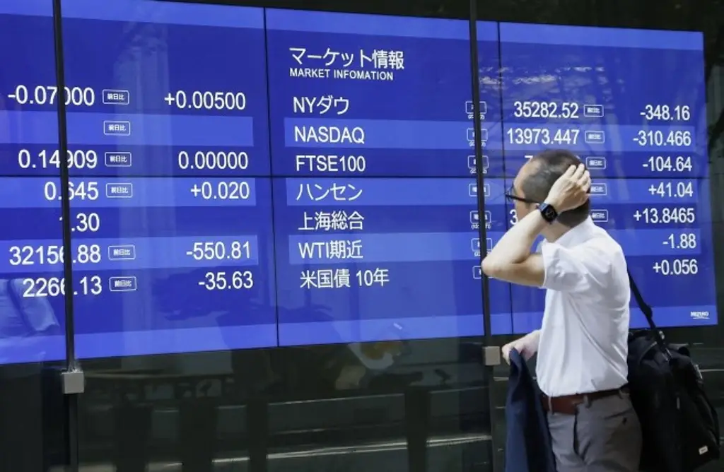 Imagen Bolsas de Asia se desploman; Nikkei cae 13.4%