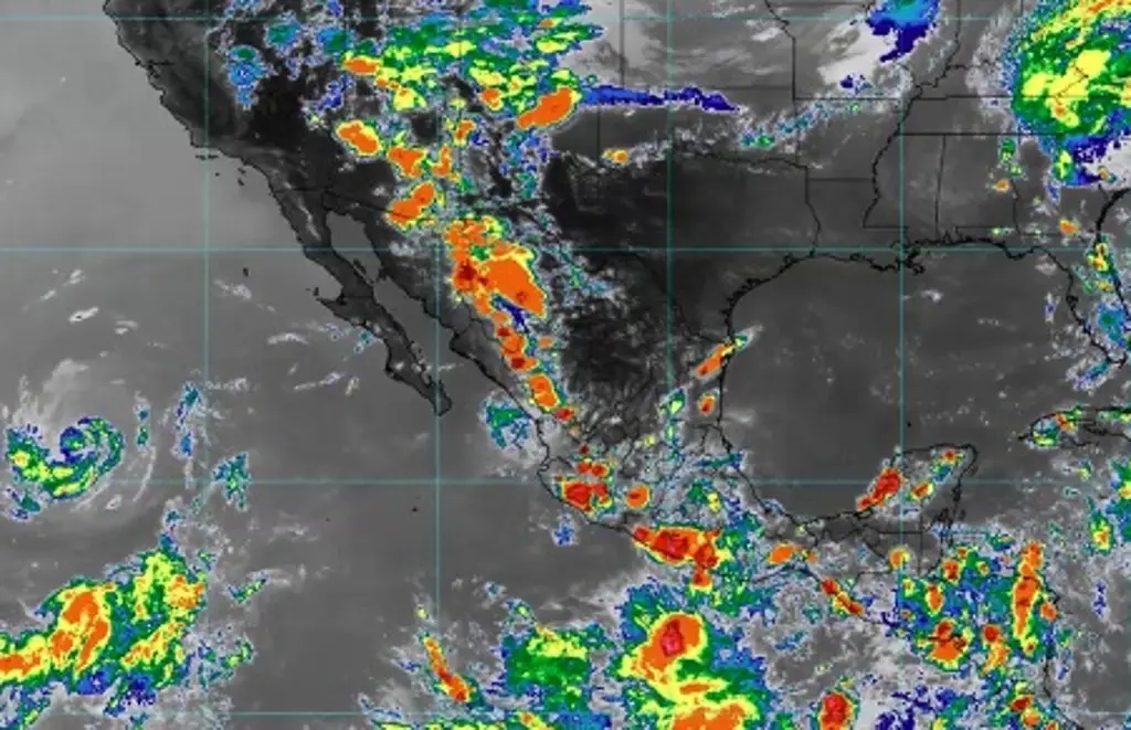 Imagen SMN activa alerta por temporal de lluvias y formación de un ciclón