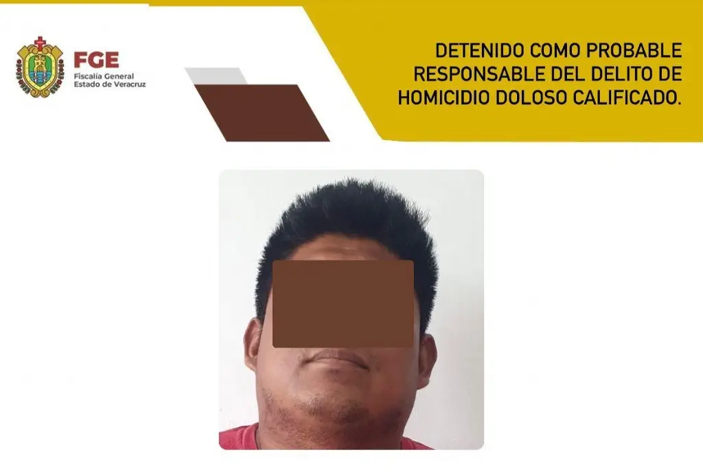 Imagen Lo detienen por presunto homicidio doloso calificado al norte de Veracruz 