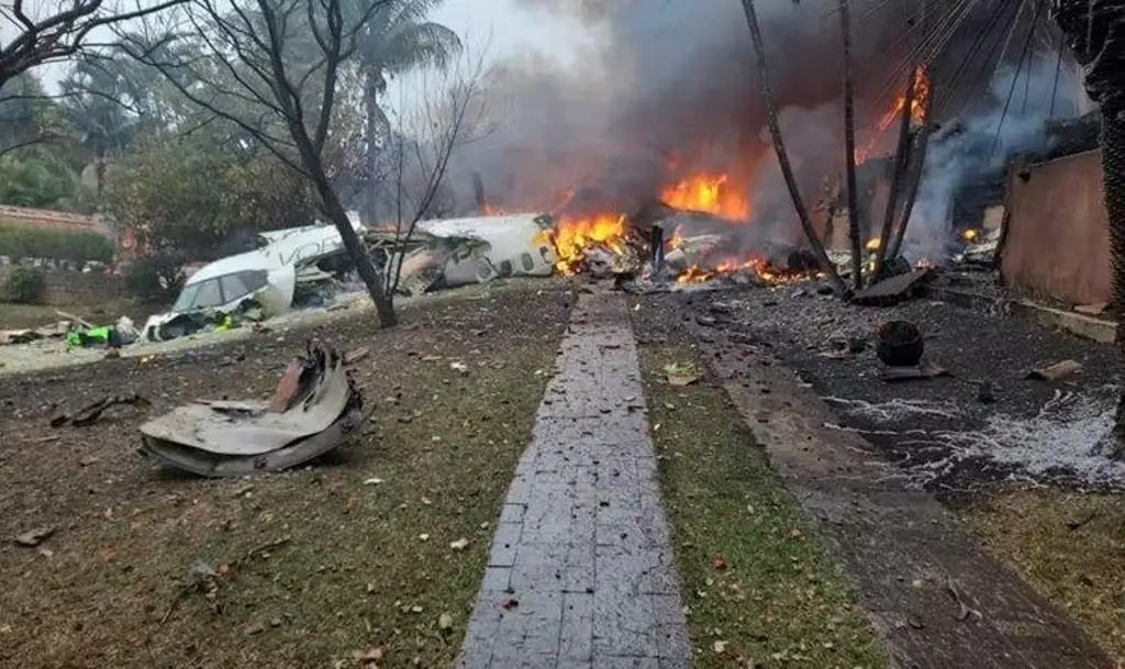 Imagen Hasta el momento no hay reportes de mexicanos en avionazo en Brasil: Consulado