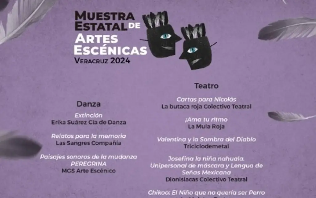 Imagen Presentan resultados de la convocatoria de la Muestra Estatal de Artes Escénicas Veracruz 2024