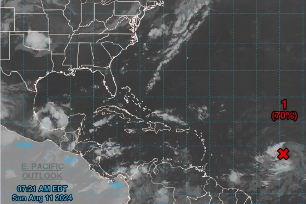 Imagen Prevén que disturbio tropical 98L evolucione a Depresión Tropical en 48 horas