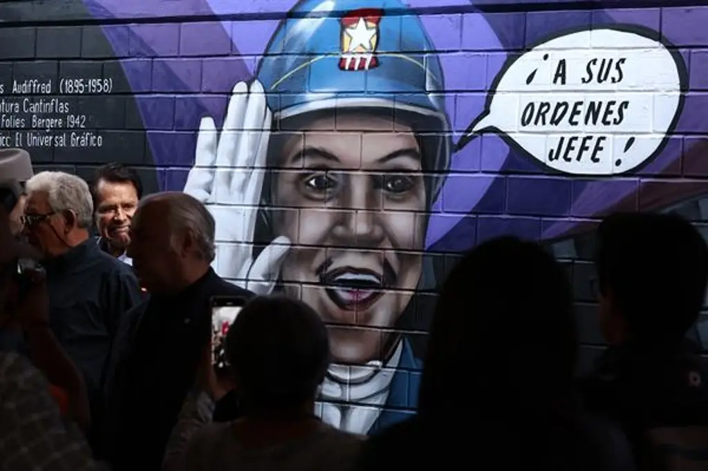 Imagen Celebran 113 años de 'Cantinflas' con mural y recorrido turístico por la CDMX