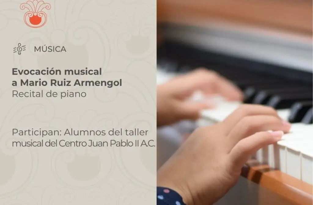 Imagen Invita SECVER al recital de piano “Evocando a Mario Ruiz Armengol