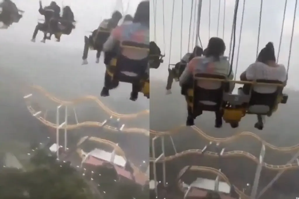 Imagen Personas quedan atrapadas a 70 metros en juego de Six Flags (+video)