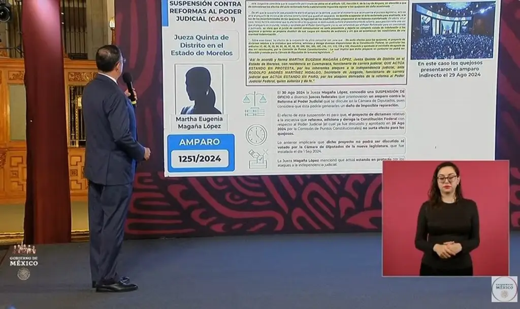 Imagen Seguridad Pública exhibe a jueces que buscan frenar discusión de reforma judicial