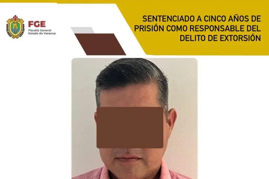 Imagen Lo sentencian a 5 años de cárcel por extorsión al norte de Veracruz 