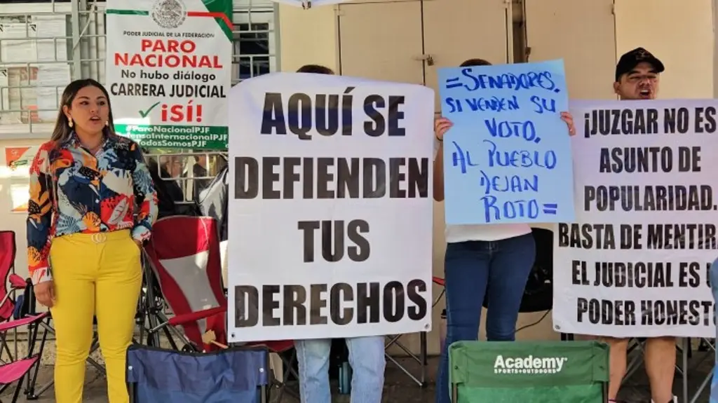 Imagen Tras 2 semanas, continúa el paro de labores del Poder Judicial en Poza Rica, Veracruz