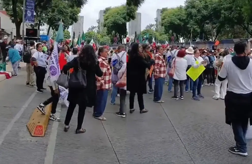 Imagen Estudiantes y organizaciones marchan contra reforma judicial de AMLO