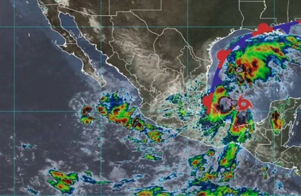 Imagen Activan alerta por temporal de lluvias y formación de ciclones en Golfo de México y el Pacífico