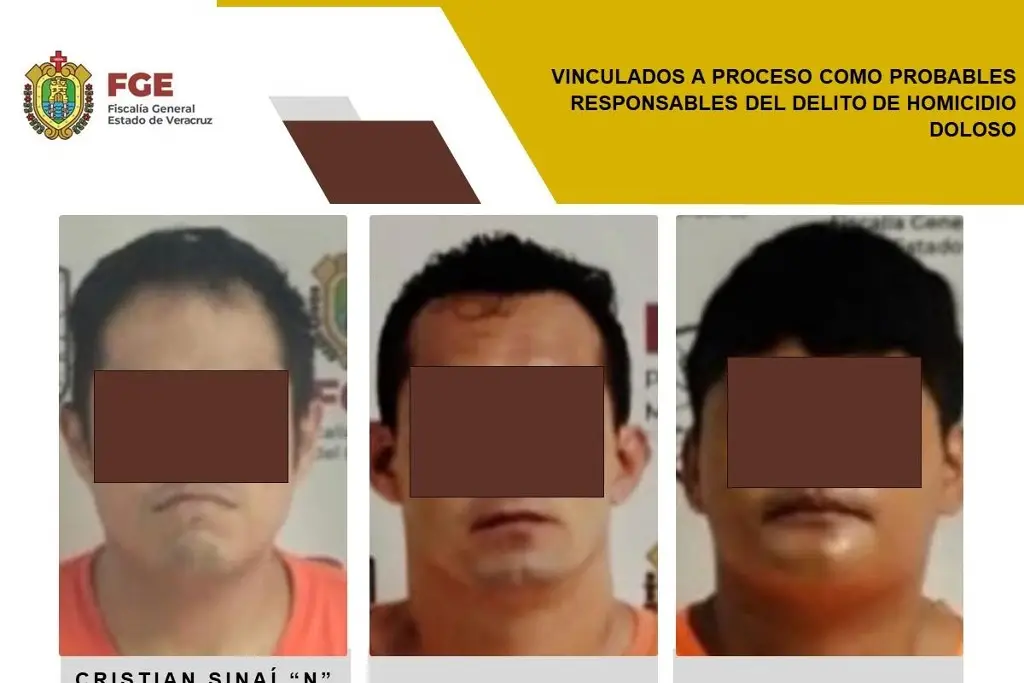 Imagen Los vinculan a proceso por presunto homicidio doloso al sur de Veracruz 