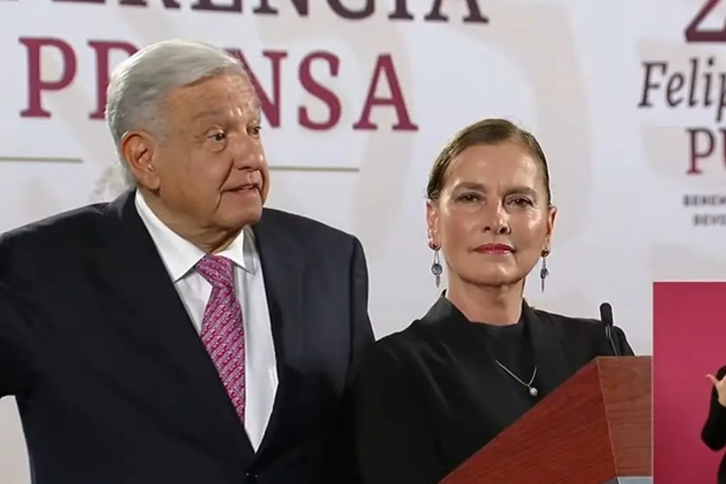 Imagen Esposa de AMLO se despide en la ‘mañanera’; asegura que no le interesa postularse a cargos públicos