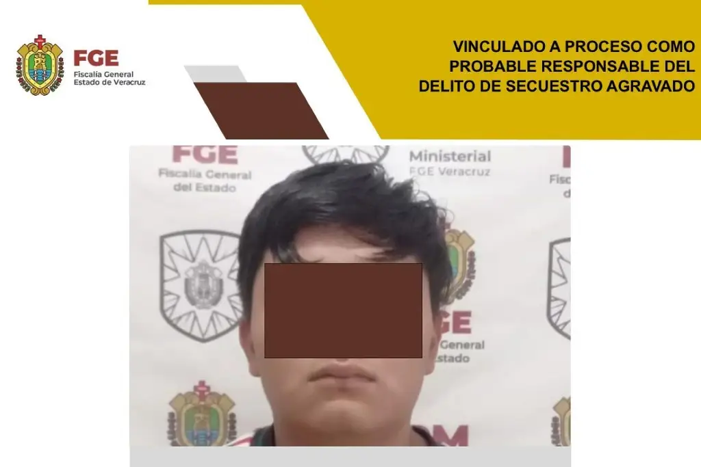 Imagen Vinculan a proceso a estudiante por secuestro y asesinato de maestro en Álamo, Veracruz