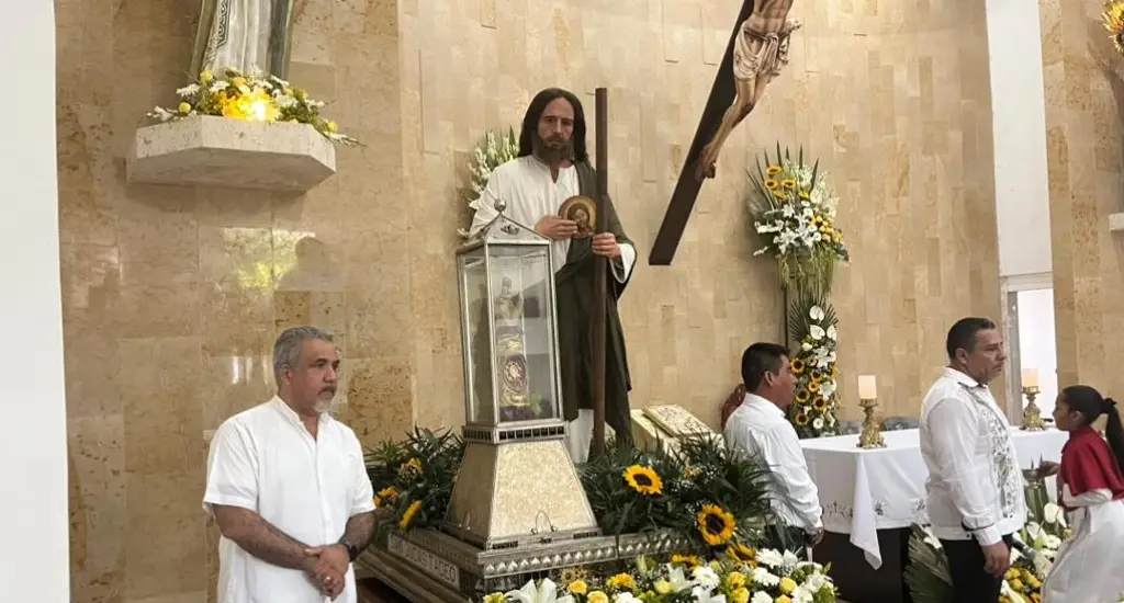 Imagen Ya inician serie de misas con la presencia de las reliquias de San Judas Tadeo