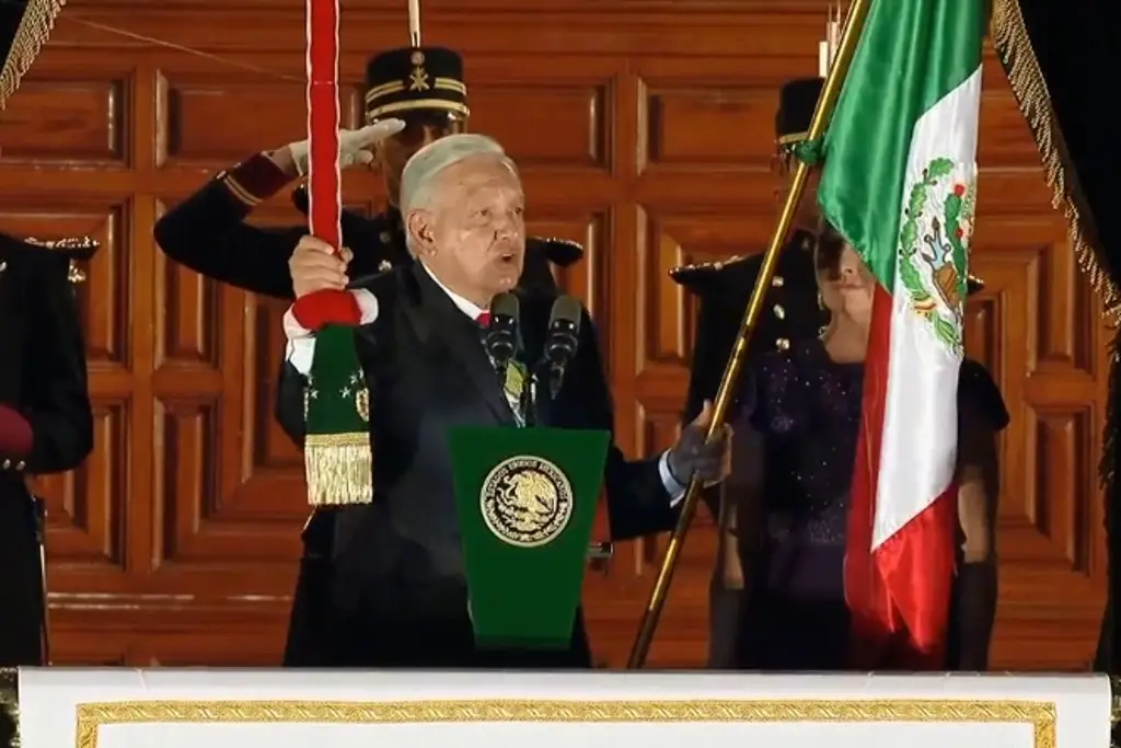 Imagen AMLO dedica arenga a la 4T en su último Grito de Independencia como presidente