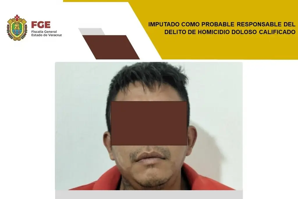 Imagen Lo imputan por homicidio doloso calificado en zona centro del estado de Veracruz 