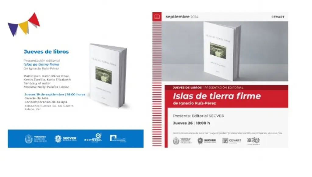 Imagen Invitan a las presentaciones del libro Islas de tierra firme, de Ignacio Ruiz-Pérez