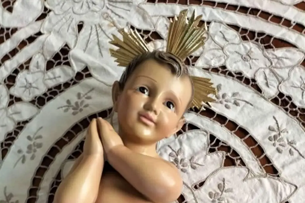 Imagen Roban Niño Jesús de la Iglesia Santa Ana en Boca del Río y lo venden; así lo recuperaron