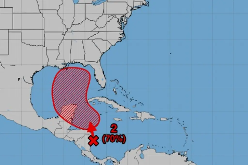 Imagen Aumenta 70% probabilidad de posible ciclón tropical 