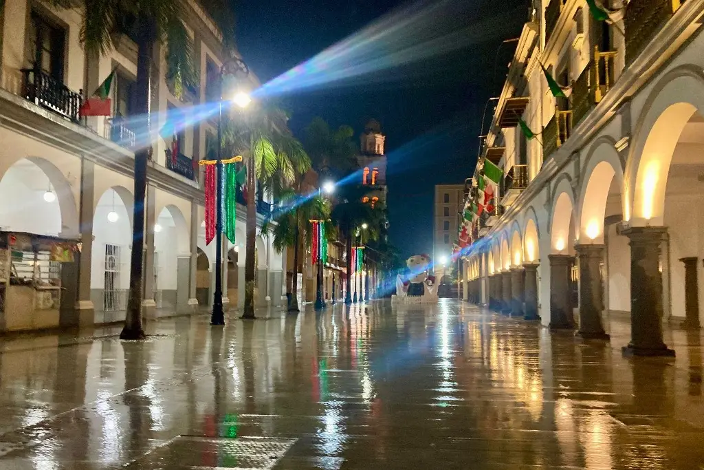 Imagen Fuerte lluvia en Veracruz