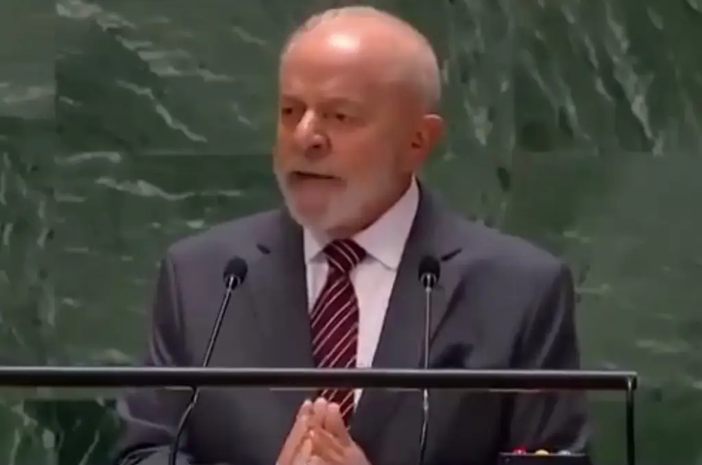 Imagen Le apagan micrófono a Lula durante discurso en la Asamblea General de la ONU