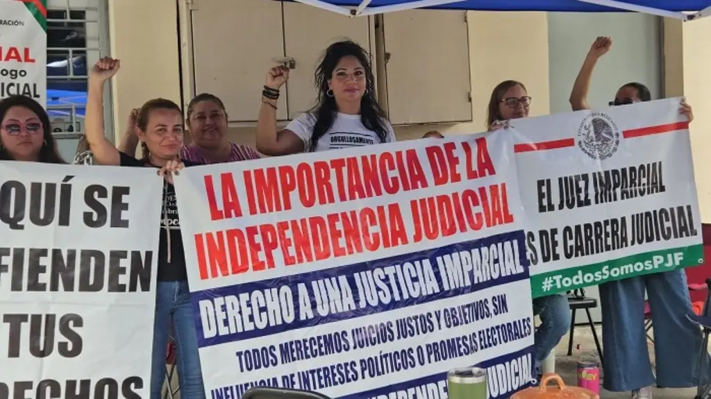 Imagen Trabajadores del Poder Judicial sin fecha para levantar paro de labores al norte de Veracruz