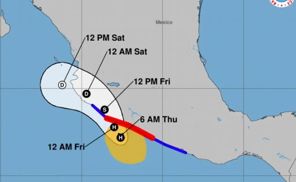 Imagen Tormenta Tropical John por segunda vez se convierte en huracán 