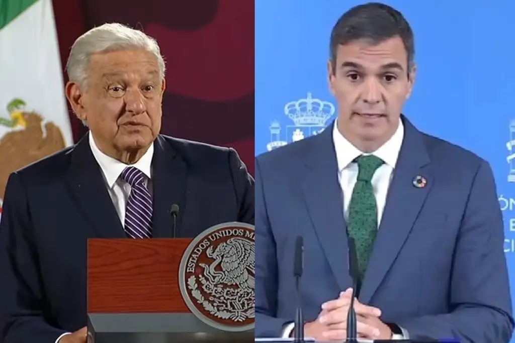 Imagen AMLO acusa a presidente de España de faltarle el respeto a Claudia Sheinbaum