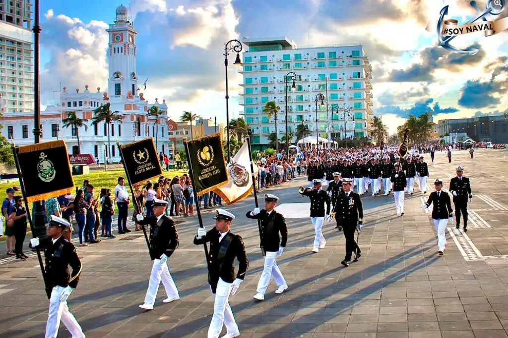 Imagen Esta es la ruta del desfile de la Armada en Veracruz 