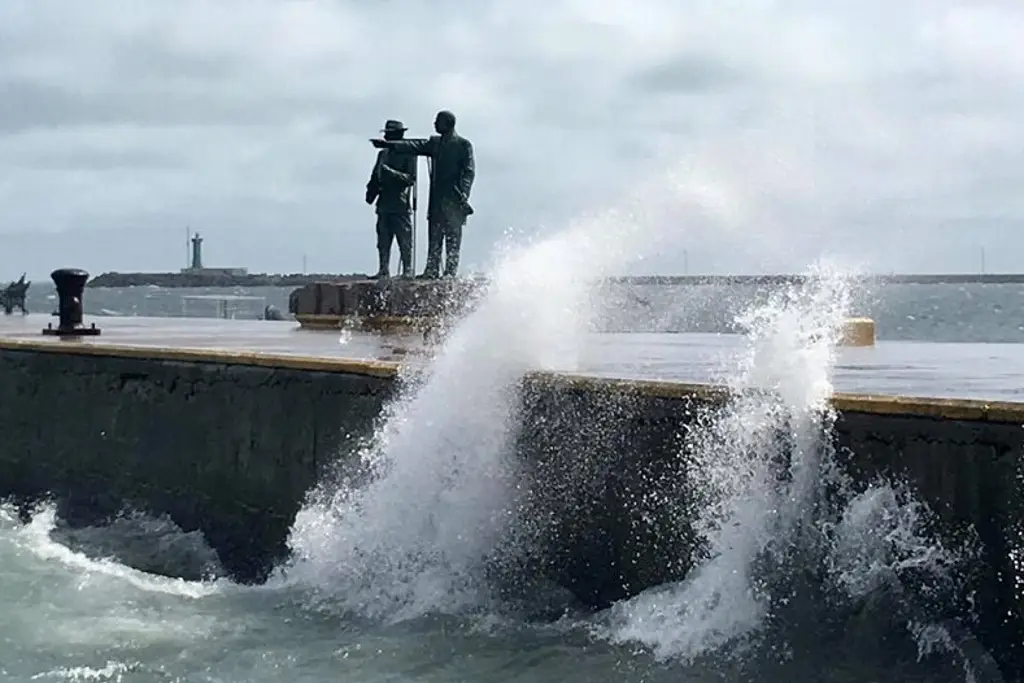 Imagen Esta ha sido la racha máxima de viento del norte este martes en Veracruz