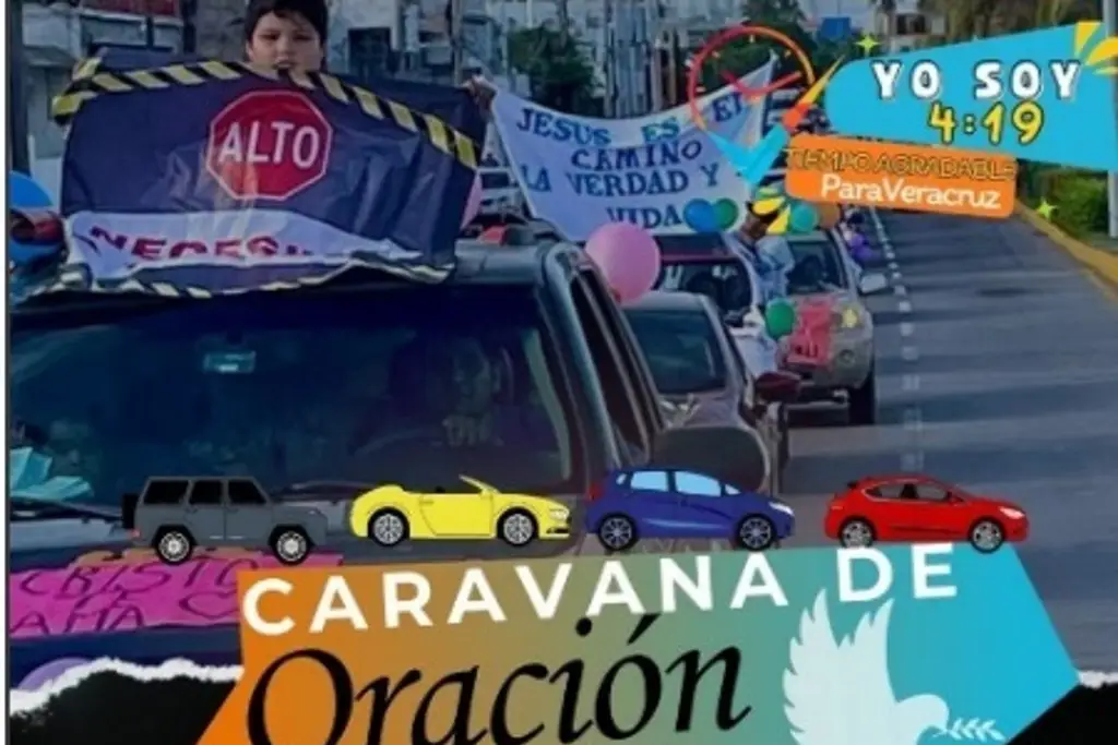 Imagen Realizarán caravana de oración en Veracruz, checa la ruta