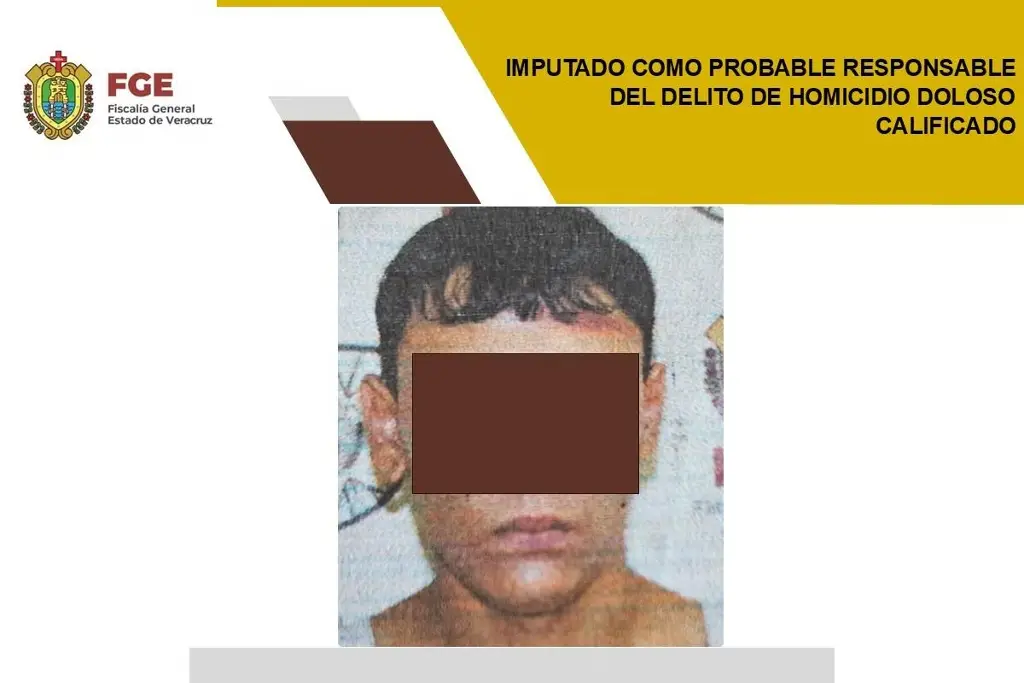 Imagen Lo imputan por presunto homicidio doloso calificado al sur de Veracruz 