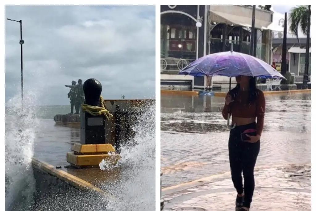 Imagen Condiciones inestables en Veracruz, ¿a qué hora lloverá?