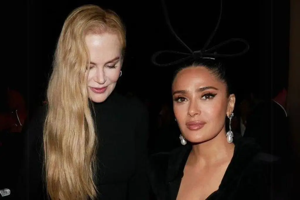 Imagen Explotan en redes contra Nicole Kidman por 'desairar' a Salma Hayek (+Video)