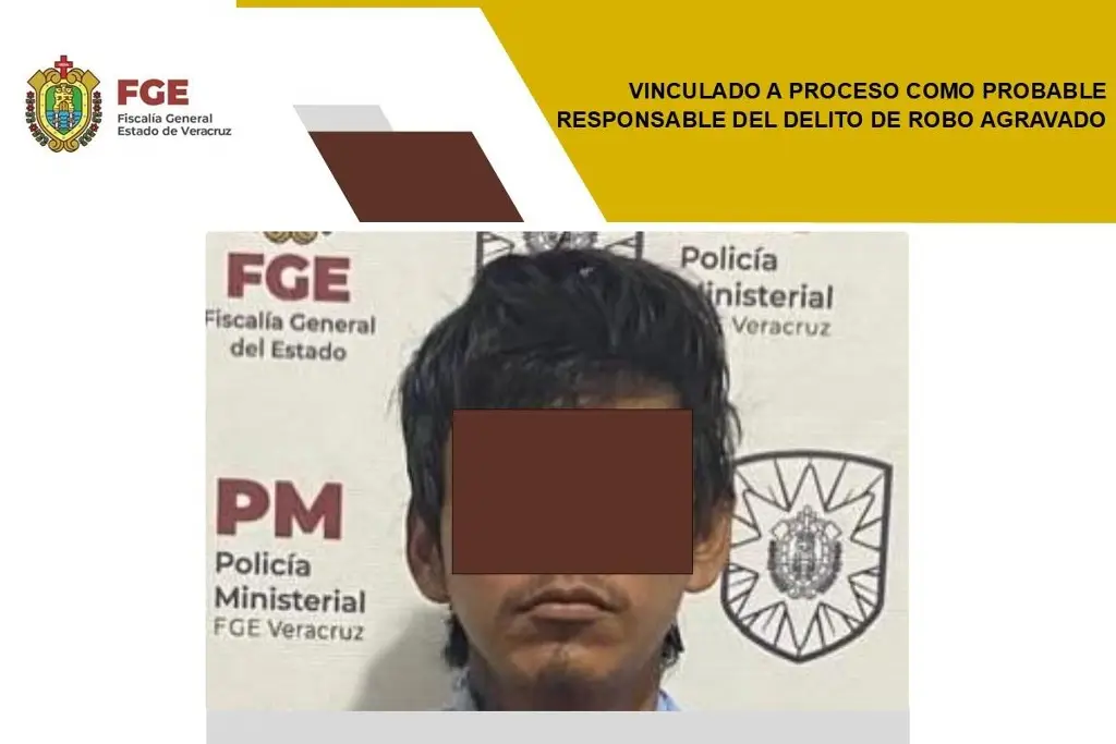 Imagen Lo vinculan a proceso por presunto robo agravado al sur de Veracruz 