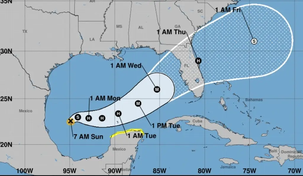 Imagen Milton sería huracán hoy domingo; traería viento del Norte para Veracruz ¿Cuándo?