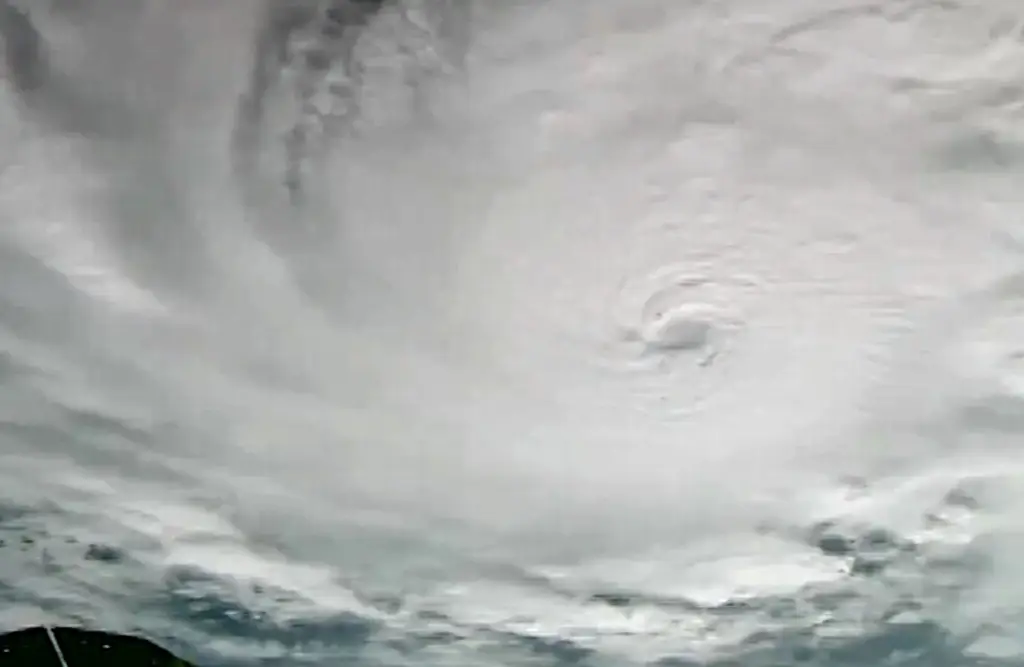 Imagen Así se ve el huracán Milton desde la Estación Espacial Internacional (+Video)