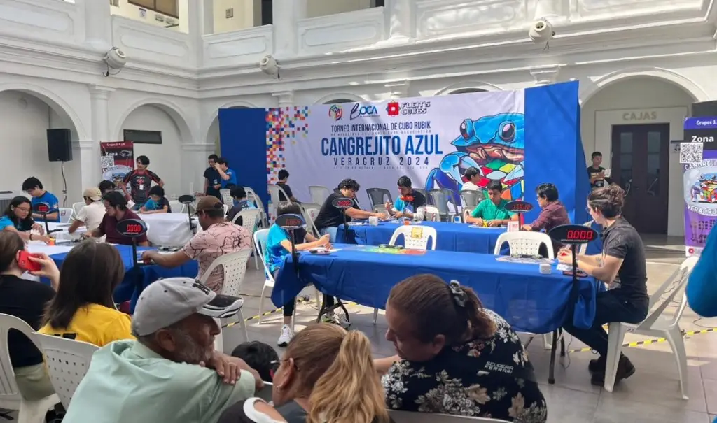 Imagen Realizan Torneo Internacional de Cubo Rubik en Boca del Río