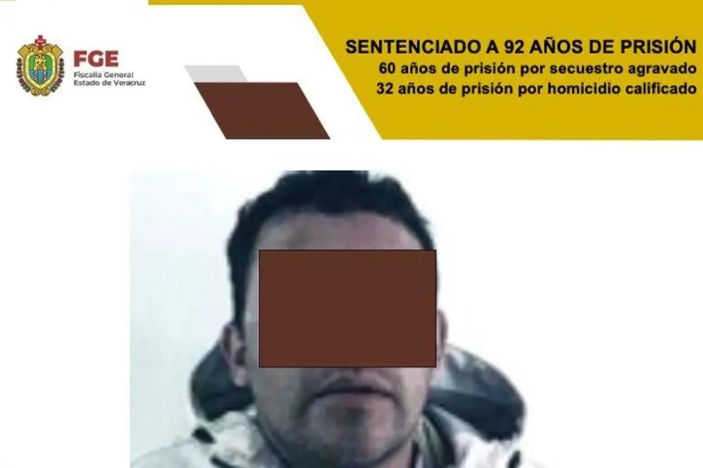 Imagen Le dan 92 años de cárcel por el delito de secuestro y homicidio 