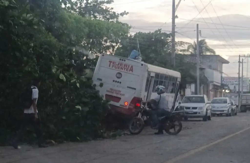 Imagen Camión de pasaje se estampa contra casa en las Amapolas