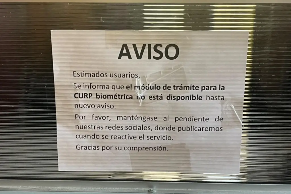 Imagen Se quejan por fallas en el trámite del CURP biométrico en Veracruz 