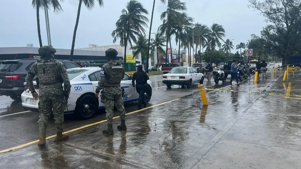 Imagen Hay un herido tras balacera afuera de sucursal BBVA en Boca del Río 