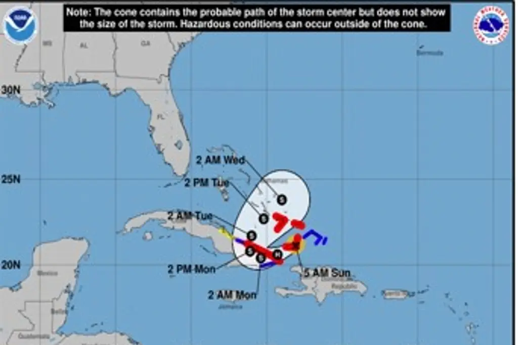 Imagen Huracán Oscar se aproxima al este de Cuba, donde impactará este domingo