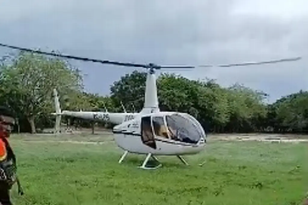 Imagen Instalan puente aéreo para rescatar a casi 30 personas al sur de Veracruz 