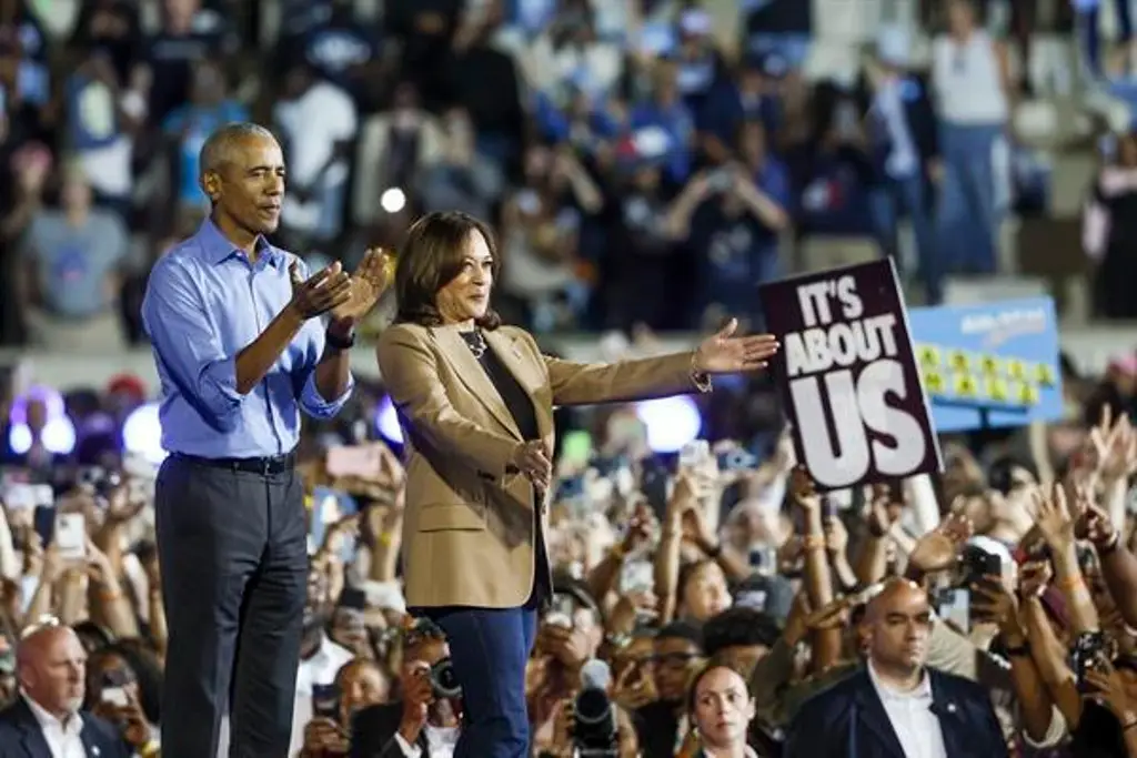 Imagen Kamala Harris es apoyada por Obama y estrellas de la música y el cine durante evento