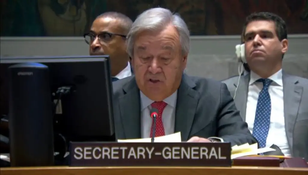 Imagen ONU justifica entrevista de Guterres con Putin: 