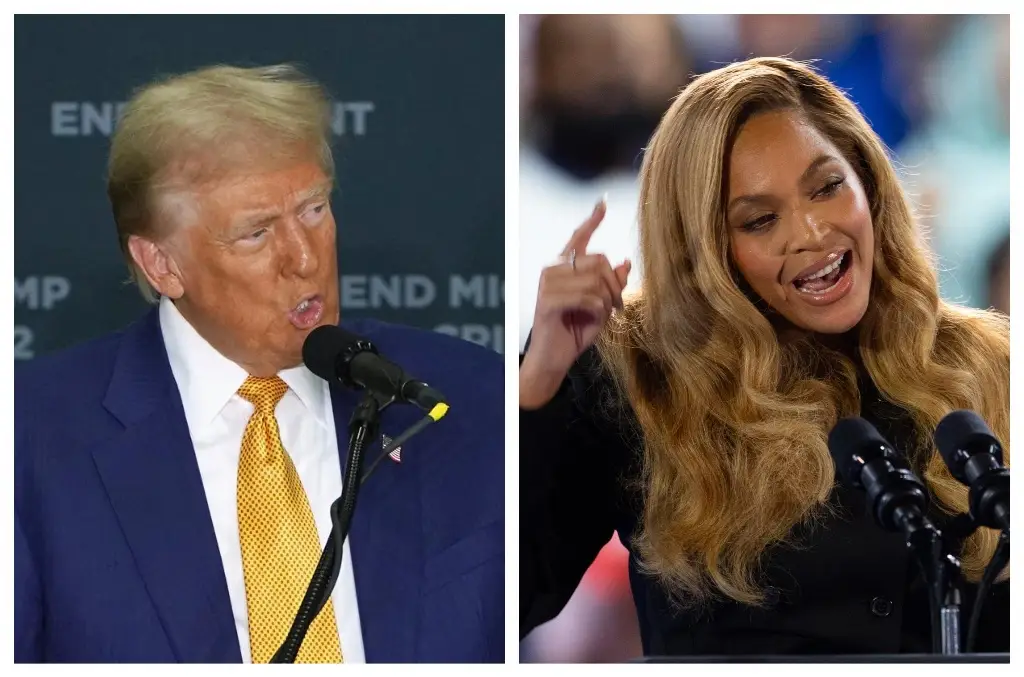 Imagen Trump arremete contra Beyoncé, la prensa y el voto anticipado durante mitin