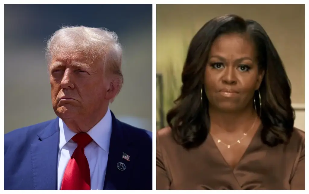 Imagen Trump insulta a Michelle Obama tras críticas a su estado mental