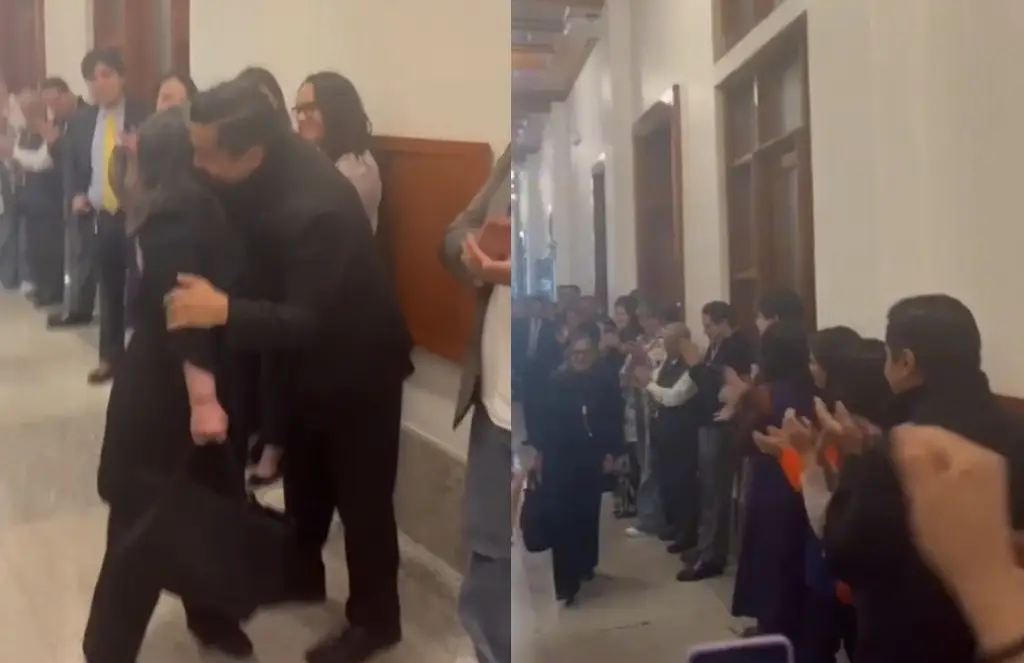 Imagen Trabajadores reciben con aplausos a Norma Piña tras renunciar a la Suprema Corte